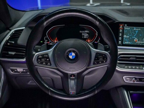 2021 BMW X6 30d III (G06), синий - вид 26