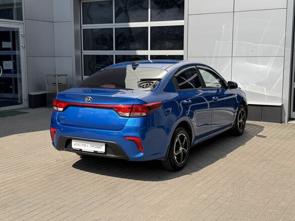 2018 Kia Rio IV, голубой, 1200000 рублей - вид 6