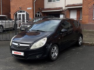 2007 Opel Corsa D, чёрный, 299000 рублей, вид 1
