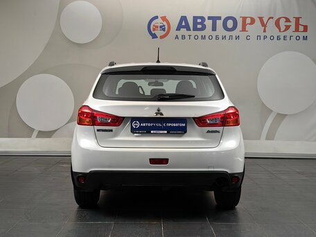 2014 Mitsubishi ASX I Рестайлинг, белый, 933000 рублей, вид 4