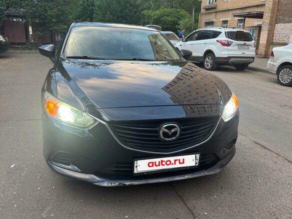 2016 Mazda 6 III (GJ) Рестайлинг, синий, 1650000 рублей - вид 5