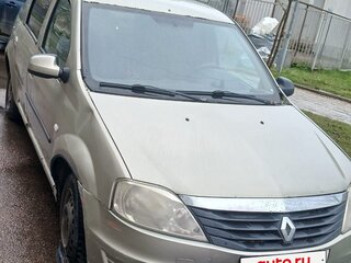 2013 Renault Logan I Рестайлинг, бежевый, 150000 рублей, вид 1