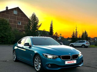 2020 BMW 4 серии Gran Coupe 420i F32/F33/F36 Рестайлинг, синий, 3200000 рублей, вид 2