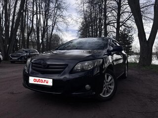 2008 Toyota Corolla X (E140, E150), чёрный, 580000 рублей, вид 4