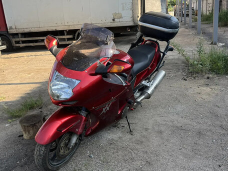 1998 Honda CBR 1100 XX, пурпурный, 400000 рублей, вид 3