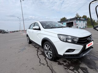 2019 Lada (ВАЗ) Vesta SW Cross I, белый, 940000 рублей, вид 3