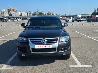 2008 Volkswagen Touareg I Рестайлинг, чёрный, 1060000 рублей, вид 2