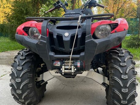 2008 Yamaha Grizzly 700, красный, 1000000 рублей, вид 5