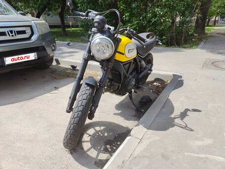 2015 Ducati Scrambler 800, жёлтый, 420000 рублей, вид 4