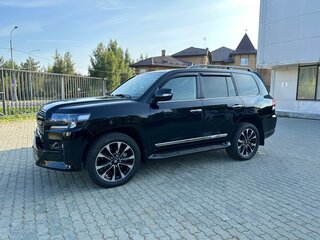 2019 Toyota Land Cruiser 200 Series Рестайлинг 2, чёрный, 9100000 рублей, вид 1