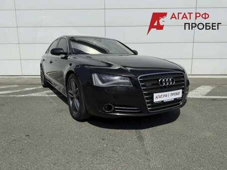 2012 Audi A8 Long III (D4), чёрный, 1230000 рублей, вид 3