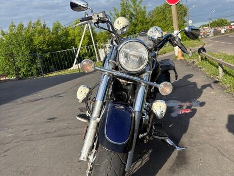 2007 Yamaha XVS650 Drag Star, синий, 456564 рублей, вид 4