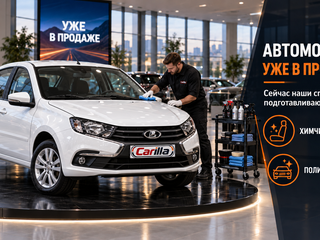 2021 Lada (ВАЗ) Granta I Рестайлинг, красный, 653000 рублей, вид 2