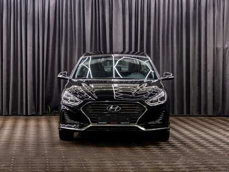 2019 Hyundai Sonata VII (LF) Рестайлинг, чёрный, 1595000 рублей, вид 2