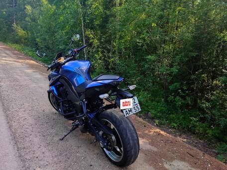 2011 Kawasaki Z 1000, синий, 900000 рублей, вид 4