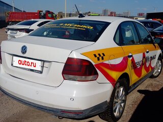2019 Volkswagen Polo V Рестайлинг, синий, 660000 рублей, вид 3