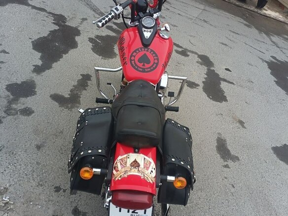 1997 Kawasaki VN400 Vulcan, красный, 350000 рублей - вид 5