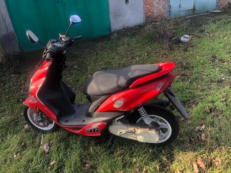 2007 Yamaha Jog, красный, 99999 рублей, вид 2