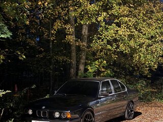 1989 BMW 5 серии 520i III (E34), чёрный, 300000 рублей, вид 2