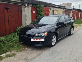 2007 Mitsubishi Lancer X, чёрный, 670000 рублей, вид 2