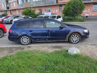 2008 Volkswagen Passat B6, синий, 350000 рублей, вид 2