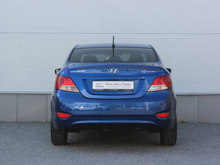 2011 Hyundai Solaris I, синий, 530000 рублей, вид 4
