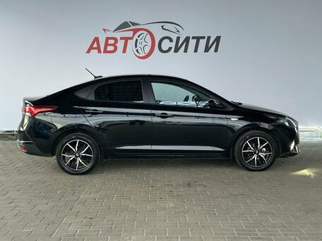 2021 Hyundai Solaris II Рестайлинг, чёрный, 1472000 рублей, вид 5