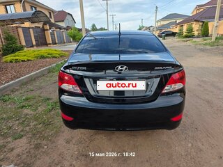 2011 Hyundai Solaris I, чёрный, 650000 рублей, вид 5