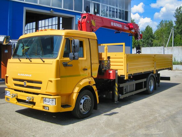 2025 КамАЗ 4308, жёлтый