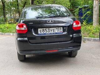 2014 Lada (ВАЗ) Granta I, чёрный, 325000 рублей, вид 4