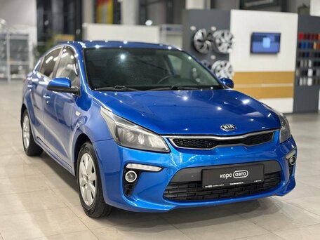 2019 Kia Rio IV, синий, 1046300 рублей, вид 1