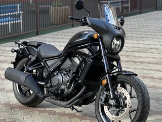 2021 Honda CMX 1100 Rebel, чёрный, 850000 рублей, вид 1