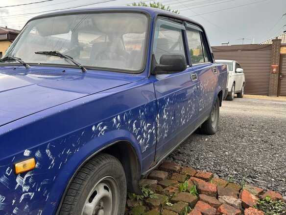 2000 Lada (ВАЗ) 2107, голубой, 120000 рублей - вид 5