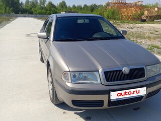2008 Skoda Octavia I (A4) Рестайлинг, серый, 400000 рублей, вид 1