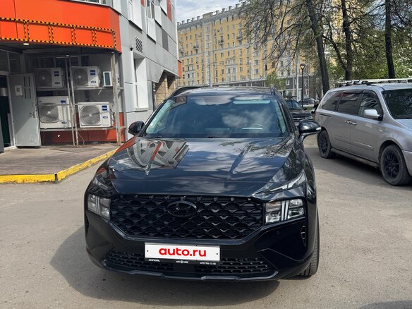2021 Hyundai Santa Fe IV Рестайлинг, чёрный, 3590000 рублей - вид 1