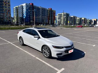 2017 Chevrolet Malibu 9-speed IX, белый, 1650000 рублей, вид 1