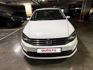2018 Volkswagen Polo V Рестайлинг, белый, 1100000 рублей, вид 2