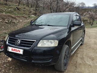 2003 Volkswagen Touareg I, чёрный, 650000 рублей, вид 1