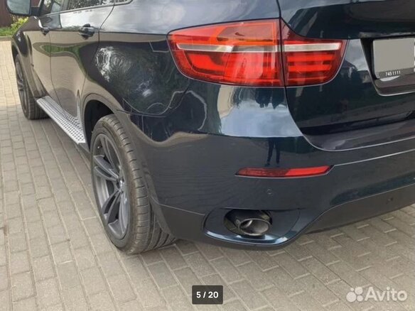 2012 BMW X6 30d I (E71) Рестайлинг, зелёный, 2350000 рублей - вид 8