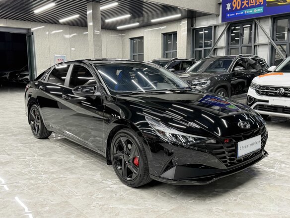 2022 Hyundai Elantra VII (CN7), чёрный
