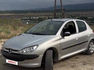 2004 Peugeot 206, серебристый, 190000 рублей, вид 1