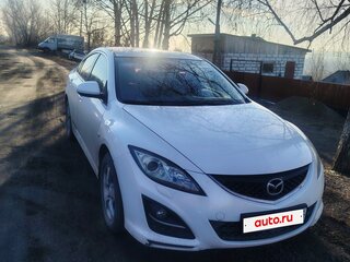 2010 Mazda 6 II (GH) Рестайлинг, белый, 990000 рублей, вид 1