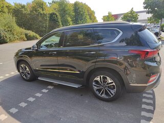 2020 Hyundai Santa Fe IV, чёрный, 3500000 рублей, вид 1