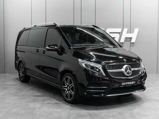 2020 Mercedes-Benz V-Класс Long 220 d длинный III (W447) Рестайлинг, чёрный, 5650000 рублей, вид 1