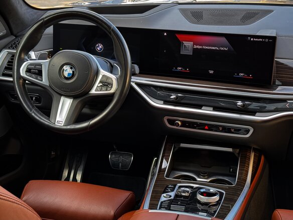 2022 BMW X7 40i I (G07) Рестайлинг, синий, 7943682 рублей - вид 10