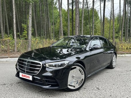 2023 Mercedes-Benz S-Класс 580 Long 4MATIC VII (W223), чёрный, 12890000 рублей, вид 1