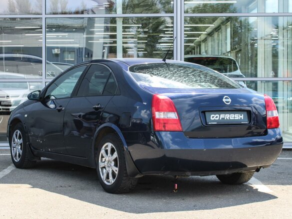 2005 Nissan Primera III (P12), синий - вид 1