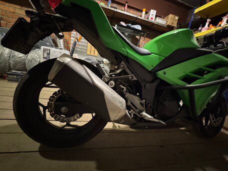 2013 Kawasaki Ninja 300, зелёный, 370000 рублей, вид 4