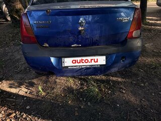 2007 Renault Logan I, синий, 120000 рублей, вид 4