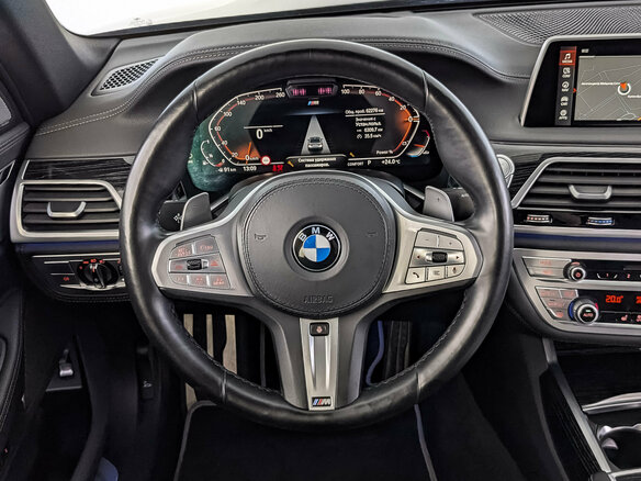 2021 BMW 7 серии Long 750Li xDrive VI (G11/G12) Рестайлинг, синий, 6750000 рублей - вид 22